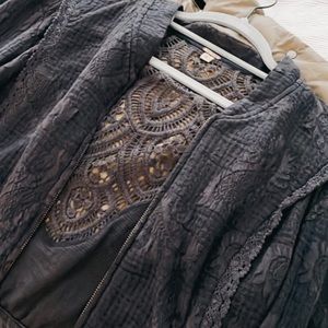 Free People Zipper Top in M